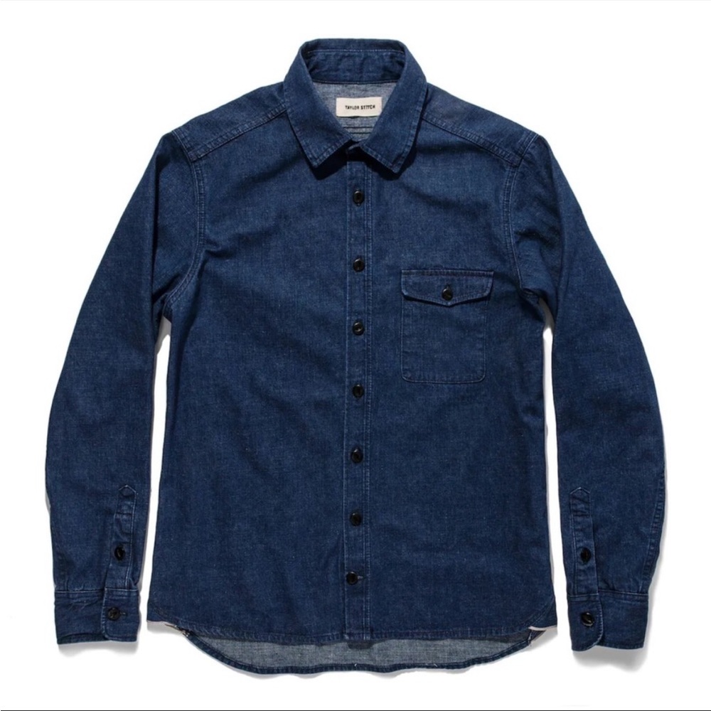 Taylor Stitch The Cash Denim Shirt (size 38) Small VGUC